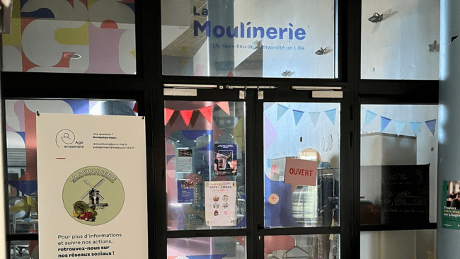 The ‘La Moulinerie’ community grocery shop, offering goods at reduced prices – Building C
