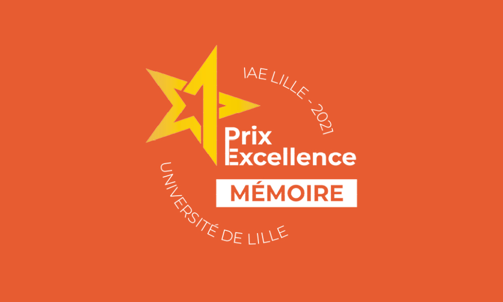 Prix d'Excellence Mémoire de Master, 1er Open Badge Numérique